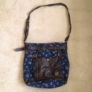 Roxy mix textured crossbody bag